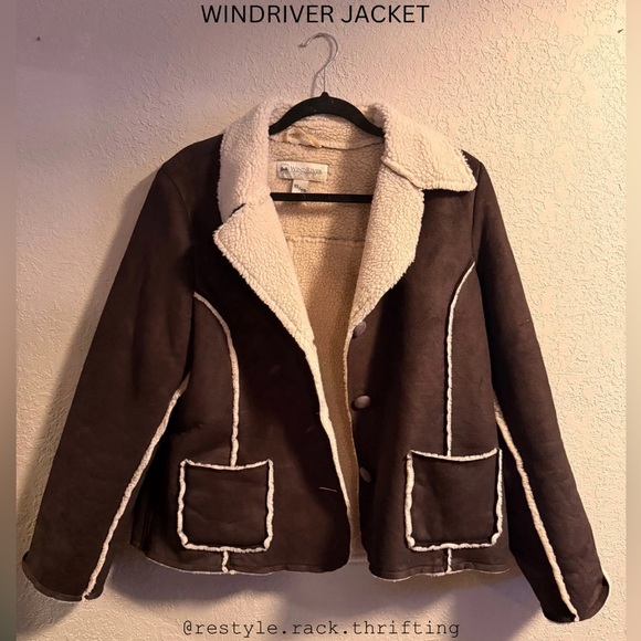 Windriver Jackets & Blazers - Windriver Women's Brown Teddy Jacket
